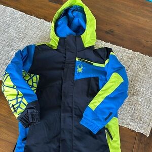 Spider boys winter ski coat